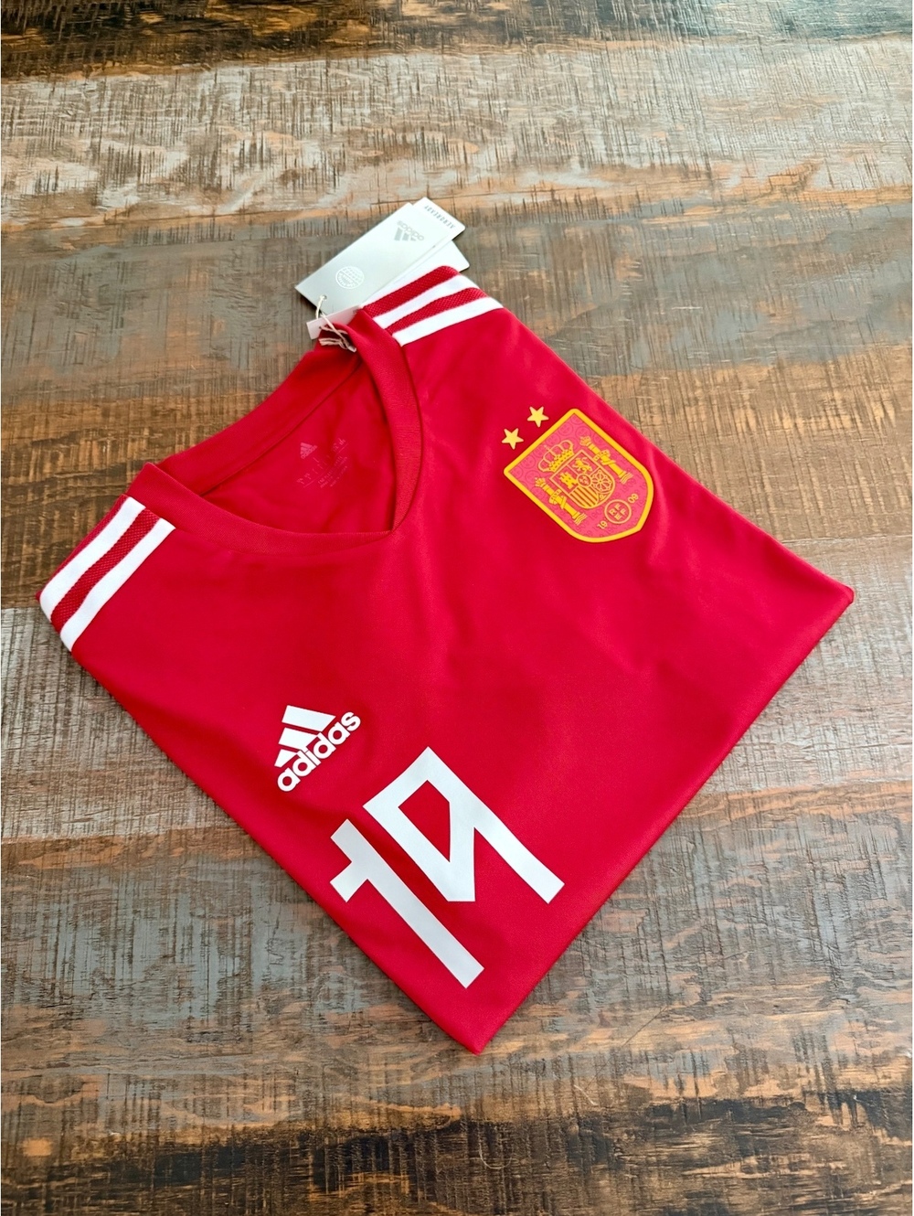 2 Starts World Champions Lamine Yamal Spain Adidas Jersey Large